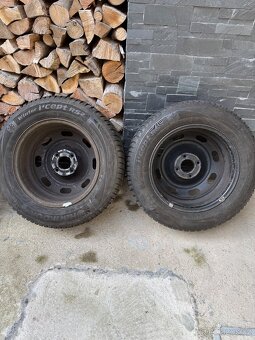 zimní pneumatiky+ráfky 195/65 r15 - 3