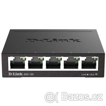 Switch D-Link DGS-105 (DGS-105) 5x10/100/1000M - 3