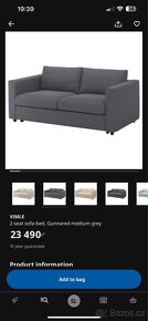 Vimle ikea sofá - 3