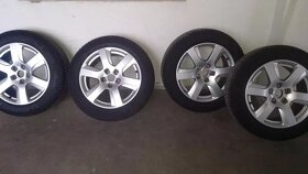 original alu kola Audi 17", 4G0, + zimní pneu Michelin Alpin - 3