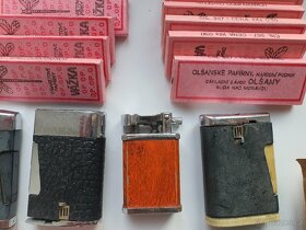 sbírka cigaretových zapalovačů, rolovacích papírků - 3
