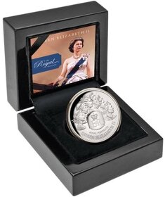 STŘÍBRNÁ MINCE 1 OZ ROYAL PORTRAITS QUEEN ELIZABETH II. 2020 - 3