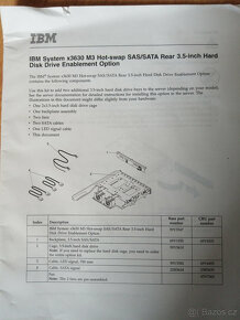 HDD Hot swap sadu pro server IBM x3630 M3 - 3