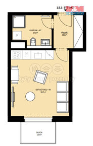 Prodej bytu 1+kk, 33 m², Ostrava, ul. Stodolní - 3