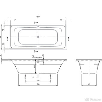 Villeroy & Boch Avento obdélníková vana 180x80 cm - 3