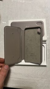 Pouzdro Leather Folio pro Apple iPhone X/Xs - 3