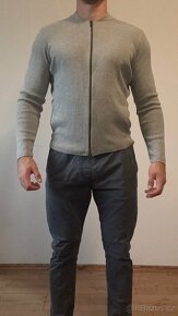 MASSIMO DUTTI mikina bomber L - 3