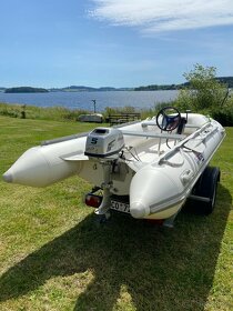 Člun 4m RIB, Honda 5HP, vlek - 3