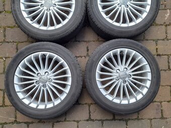 ALU kola,sada,originál AUDI SLINE, 225/50 R17, 5x112, TOP - 3