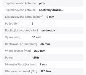 Zadní kotouče Octavia I - 3