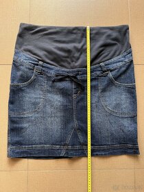 Bonprix těhotenská džínová sukně vel 44 - 3