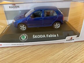 Škoda Fabia Hatchback modrá race KADEN 1:43 - 3