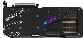 Grafická karta Gigabyte AORUS RTX 3070 Ti MASTER 8G LCD - 3