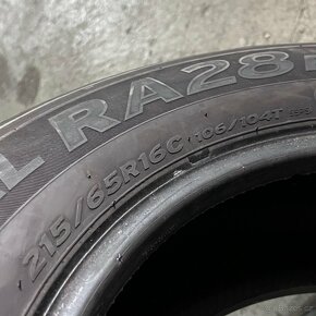 Letní pneu 215/65 R16C 106/104T Hankook 2x5mm a 2x6mm - 3