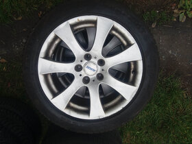 ALU kola R17 5x120 BMW 5 E60 E61 zimní sada ET20 - 3