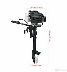 PŘÍVĚSNÝ MOTOR RYBÁŘSKÉHO ČLUNU 4hp 4-takt - 3