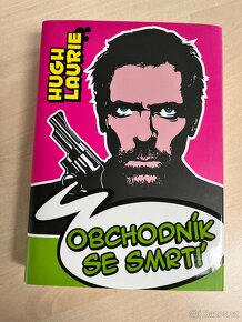 Dvě knihy Hugh Laurie - Obchodník se smrtí, Nespokojený mela - 3