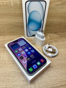 Apple iPhone 15 128GB Blue - záruka na zařízení - 3