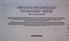 Apple iMAC 24" 4,5K M1, modrý, odpočet DPH, záruka 24 měsíců - 3