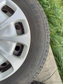 185/65 R 15  Zimni M+S SEMPERIT 4x plech + 4x pneu + poklice - 3