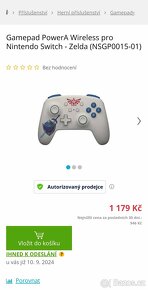 PowerA Wireless Controller Zelda - Nintendo Switch - 3