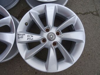 Alu disky origo Opel 15", rozteč 4x100, ET 39 ,šíře 6J - 3