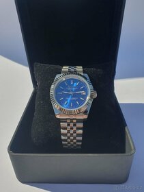 Seiko Mod Datejust sunburst blue dial Automatické - 3