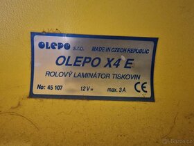 Rolový laminátor OLEPO X4 E - 3