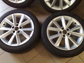 alu kola 5x100 r16 original škoda 215/45/16 - 3