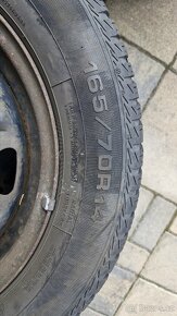 ZIMNÍ OBUTÁ KOLA ŠKODA FABIA I 165/70 R14. - 3