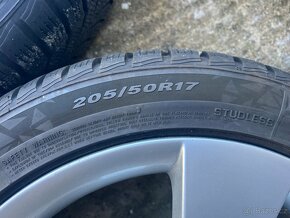 Alu Kola 205/50r17 Originál Škoda III 17" DENON Zimní Pneu. - 3