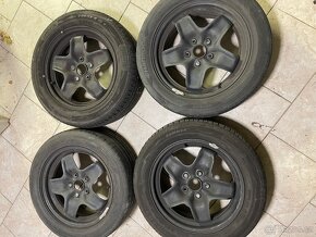 Plechové disky 5x112 r16 + letni pneu 205/55 r16 - 3