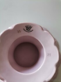 RŮŽOVÝ PORCELÁN - MISKA NA NOŽCE - 3