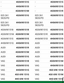 Brzdové destičky Audi A6,A7,A8 - 3