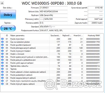 SATA 3,5" disky, odzkoušené, uvedená cena je za vše - 3