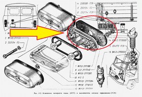 Těsnění pod osvětlení SPZ značky na UAZ, ZIL, URAL, KRAZ atd - 3