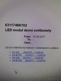 Led modul světel Bmw - 3