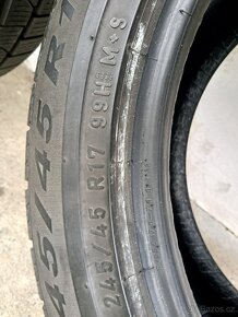 2ks zimni pirelli 245/45R17 99H za 700kc - 3