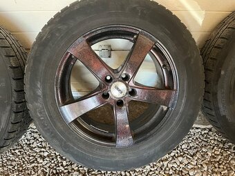 Alu disky Dezent 5x108 + zimni pneu Nokian 225/65/17 - 3