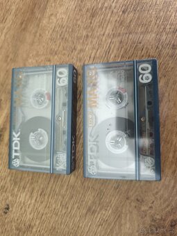 Nové audiokazety Sony Metal Master 60 a 90 min.a TDK MA XG60 - 3