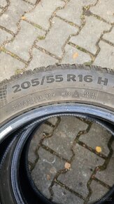 Zimní 2ks pneu 205/55R16 Continental - 3