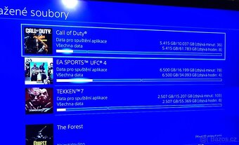 Ps4 Slim 4 hry COD, UFC, TEKKEN, The Forest - 3