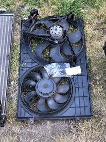 Prodám klima chladič, chladič vody, ventilátor VW golf4 - 3