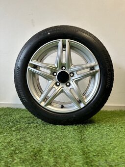 Alu kola 5x112 r16 s letním pneu (zap) - 3