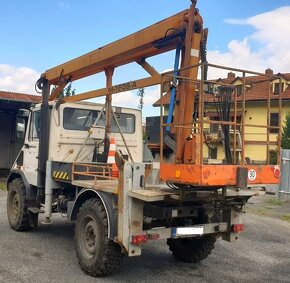 1998 plošina 16m 4x4 UNIMOG Mercedes U100 L turbo +Inreka - 3