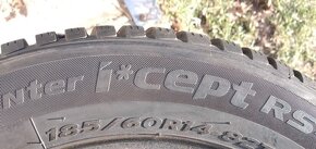 Zánovní zimní sada Hankook 185/60 R14 - vzorek 8,2mm - 3