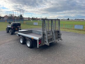 Bržděný přívěs IFOR WILLIAMS 3500 kg, listová pera, nová stk - 3