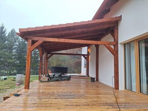 Dřevěná pergola 5,5 x 4,3 m - 3