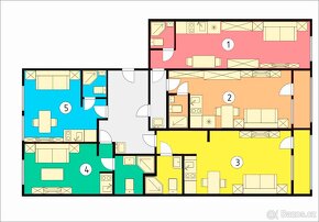 Prodej, Apartmány,  90 m2 - Praha - Černý Most, ev.č. VS162 - 3