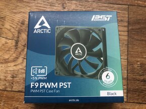 Ventilátor do PC ARCTIC F9 PWM PST Black - 3